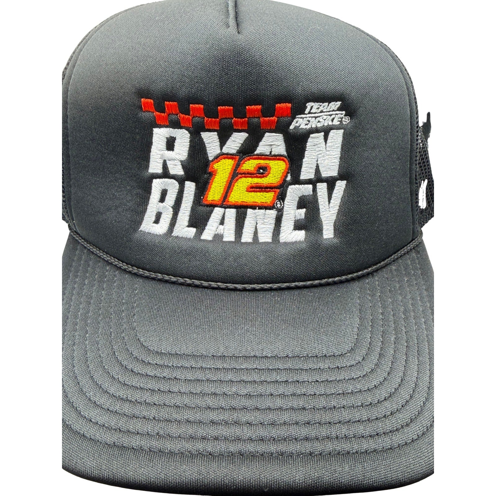 Ryan Blaney #12 Team Penske NASCAR ’47 Trucker Snapback Hat Black