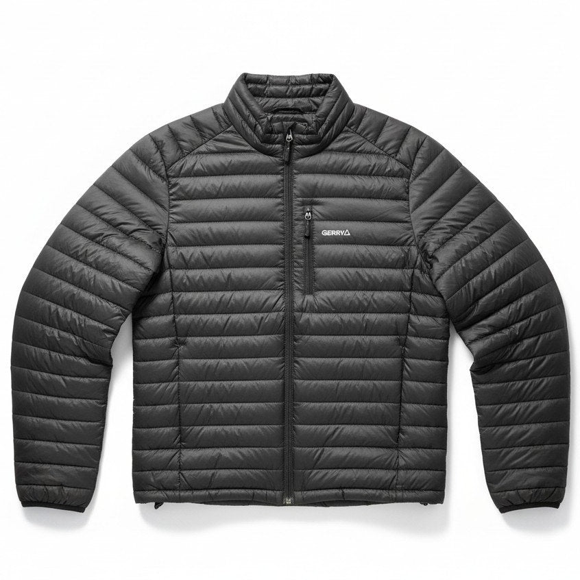 Gerry Men’s XL Lightweight Jacket Black Soft Touch Water Wind Resistant