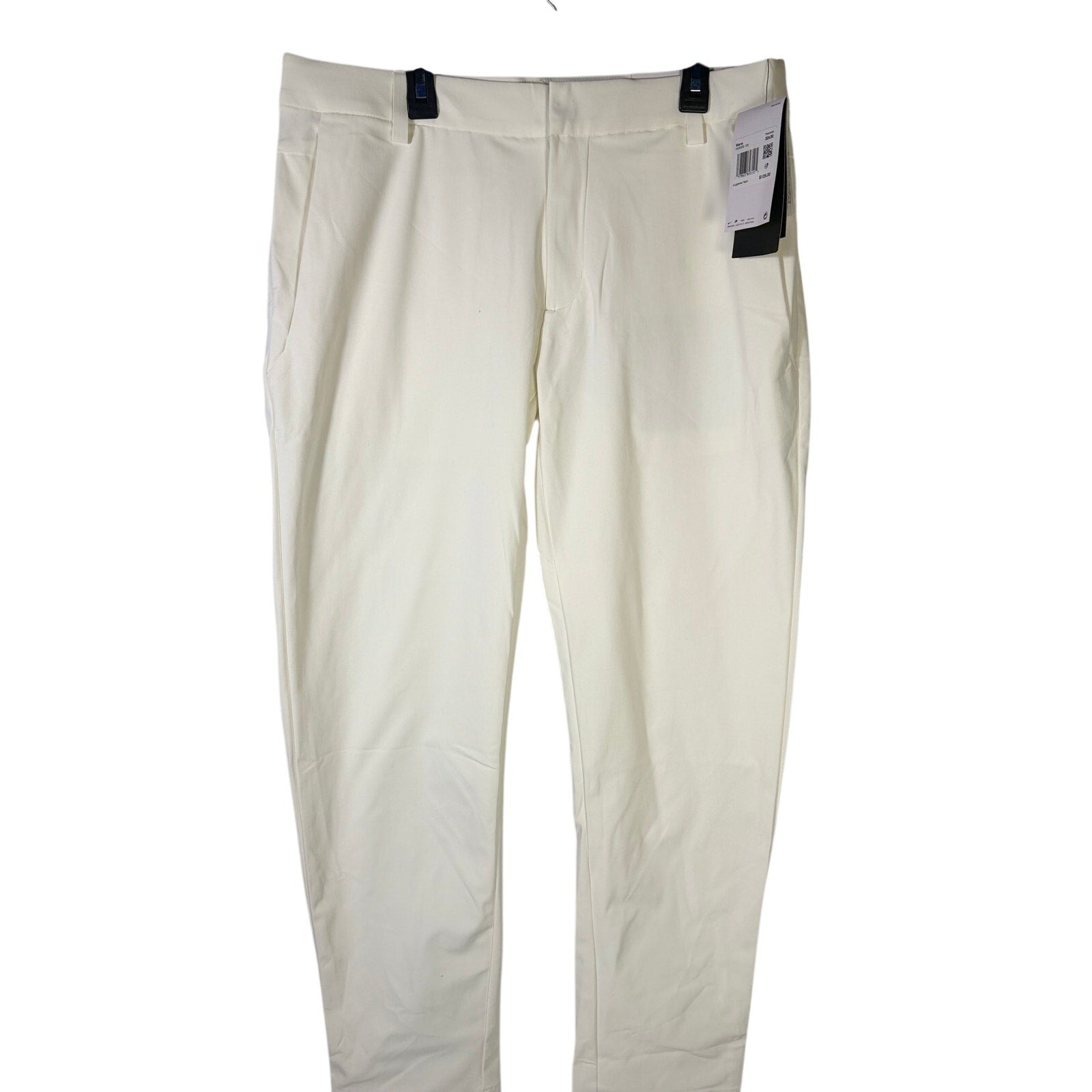 Nike Dri-FIT 24.7 Slim Fit 5-Pocket Training Pants Men's 32x30 White NWT