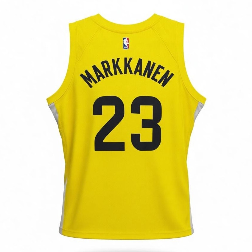 Lauri Markkanen (Large) Gold Utah Jazz Swingman Jersey - Association Edition