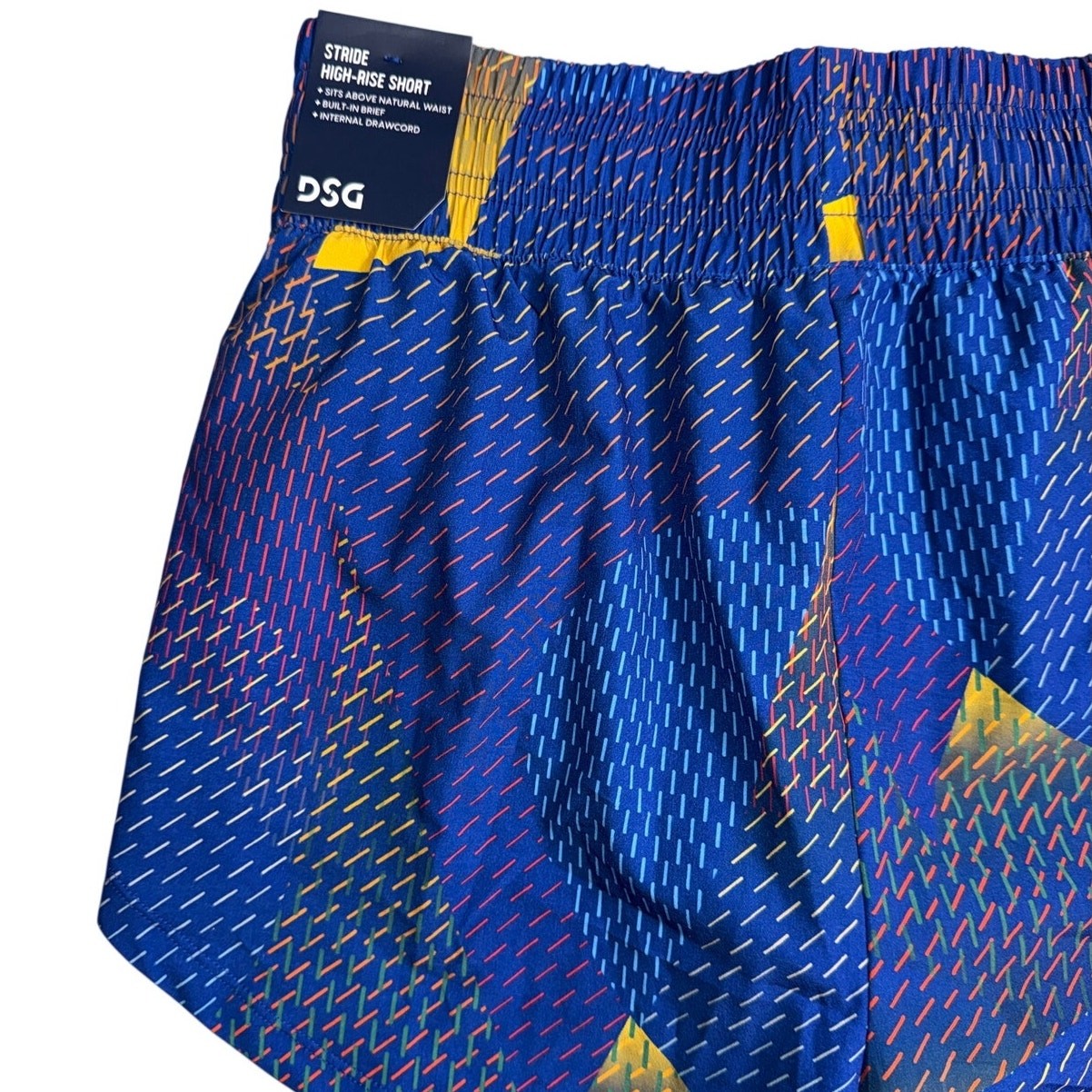 NWT DSG Women’s Small High Rise Stride Short On The Fence Cobalt 3"