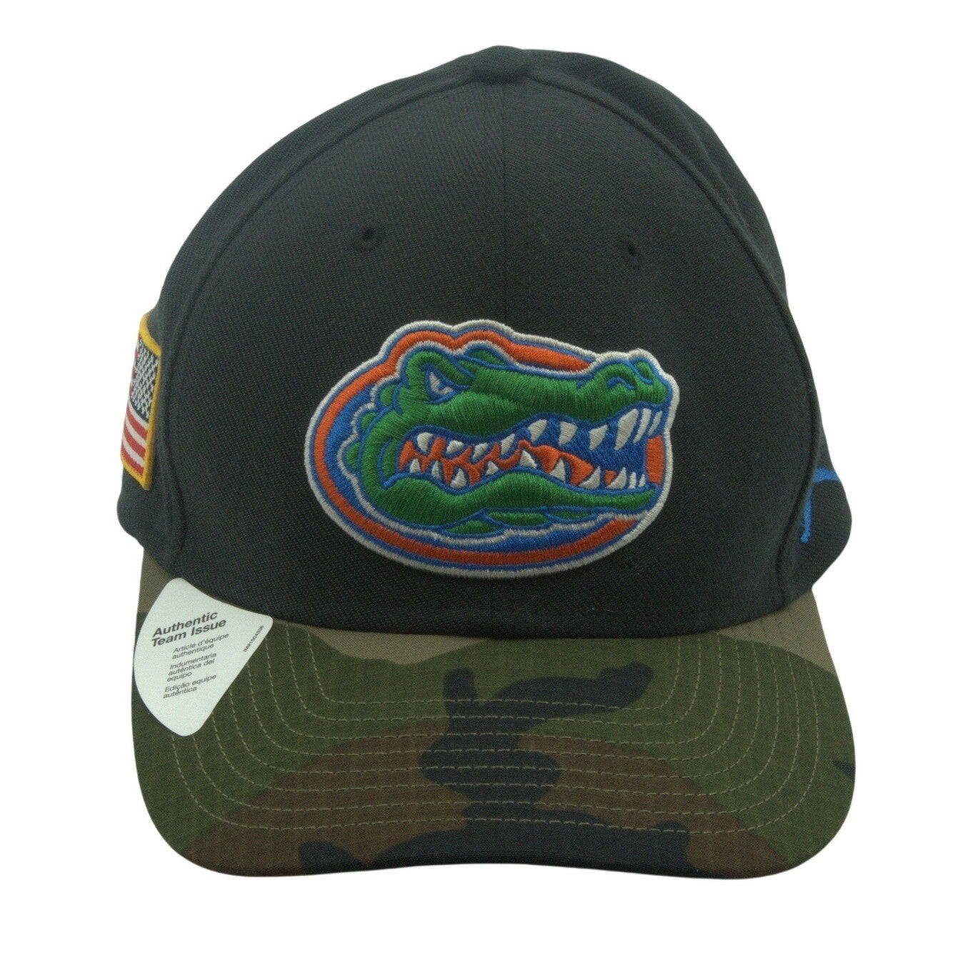 NWT Men's Florida Gator Authentic Team Issue Jordan Snapback Hat with Camo Bill