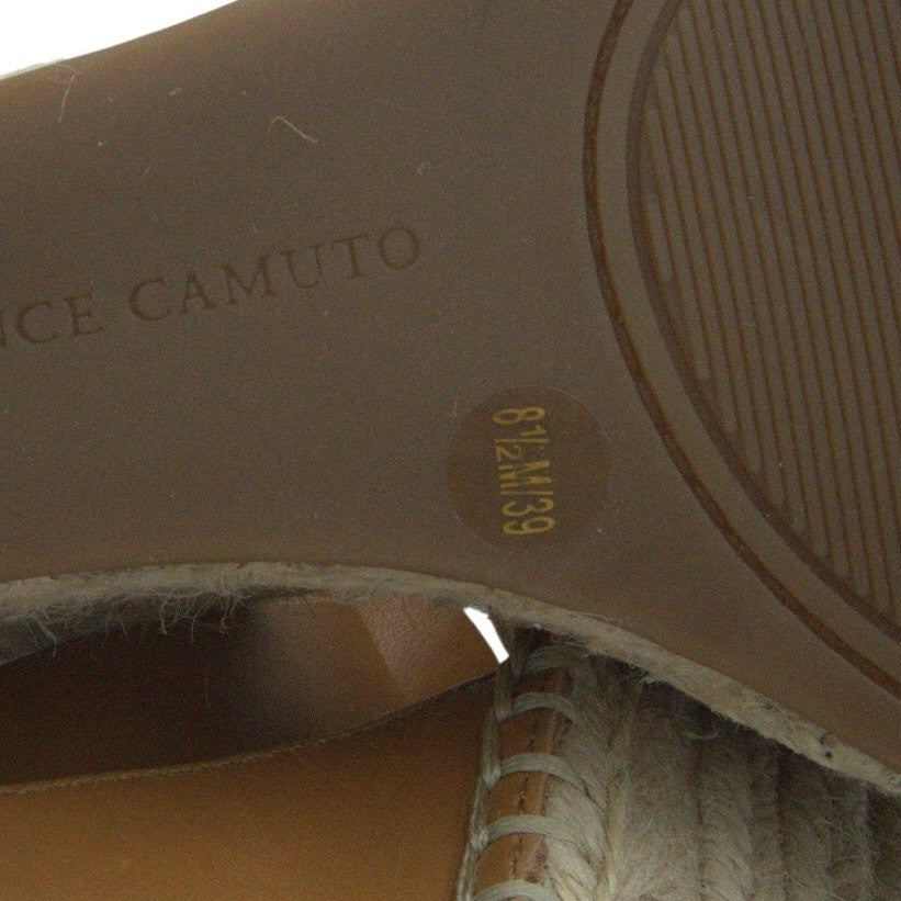 Vince Camuto Espadrille Wedge Sandals with Ankle Strap – Tan | Women’s 8.5