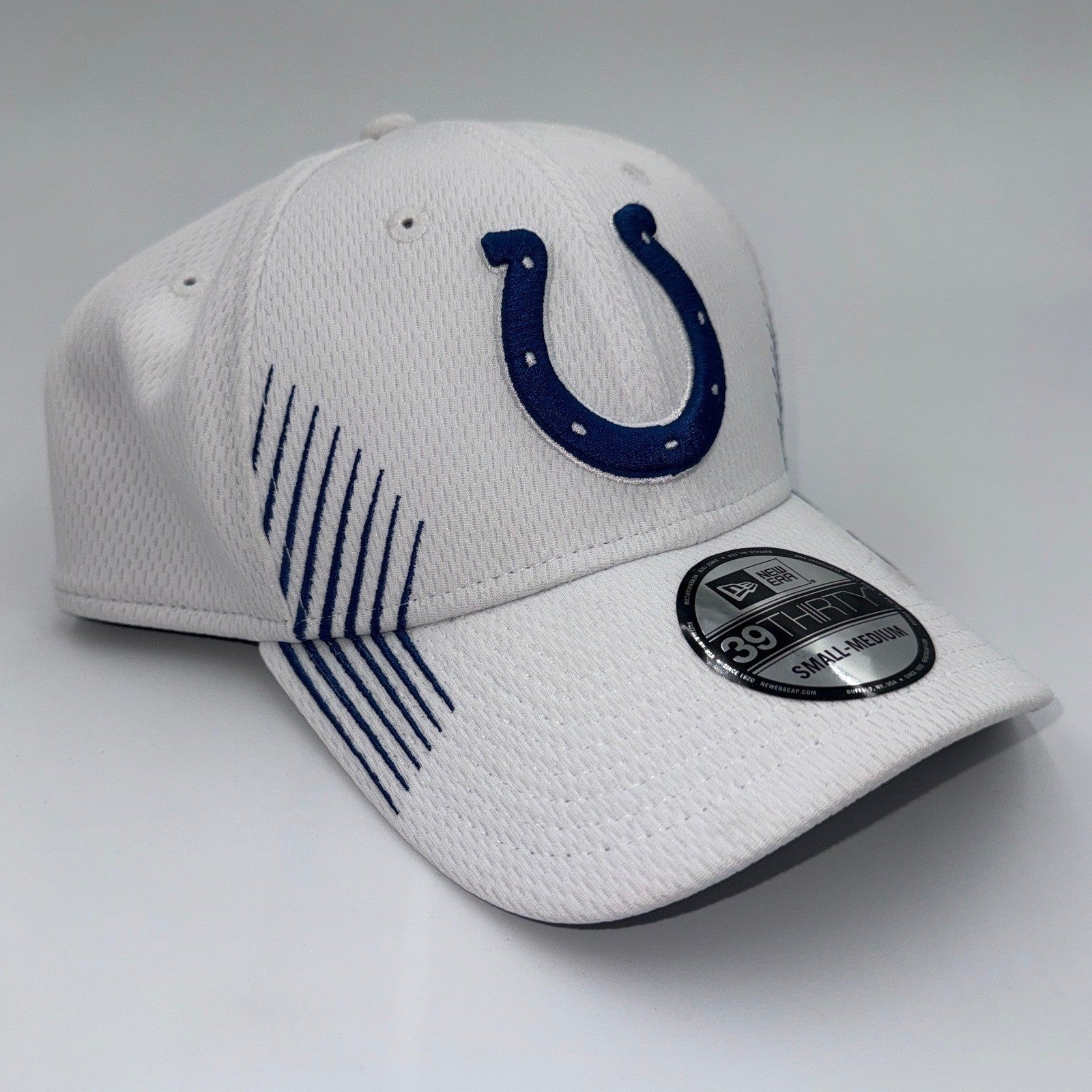 New Era 39THIRTY Indy Colts Embroidered NFL Hat S/M | Fitted | Side Callout