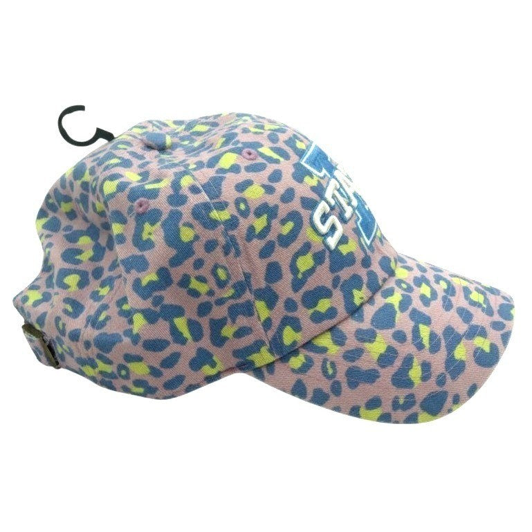 NWT '47 Brand Iowa State Cyclones Youth Hat Purple Leopard Print Adjustable