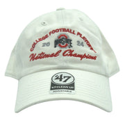 NWT CFP 2024 Ohio State Buckeyes National Championship '47 Clean Up Hat