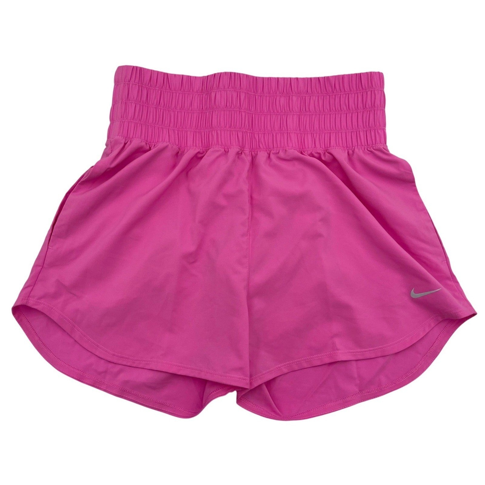 NWT Nike Women's Medium Training Shorts Pink  | High-Waisted Dri-FIT | IM#722135