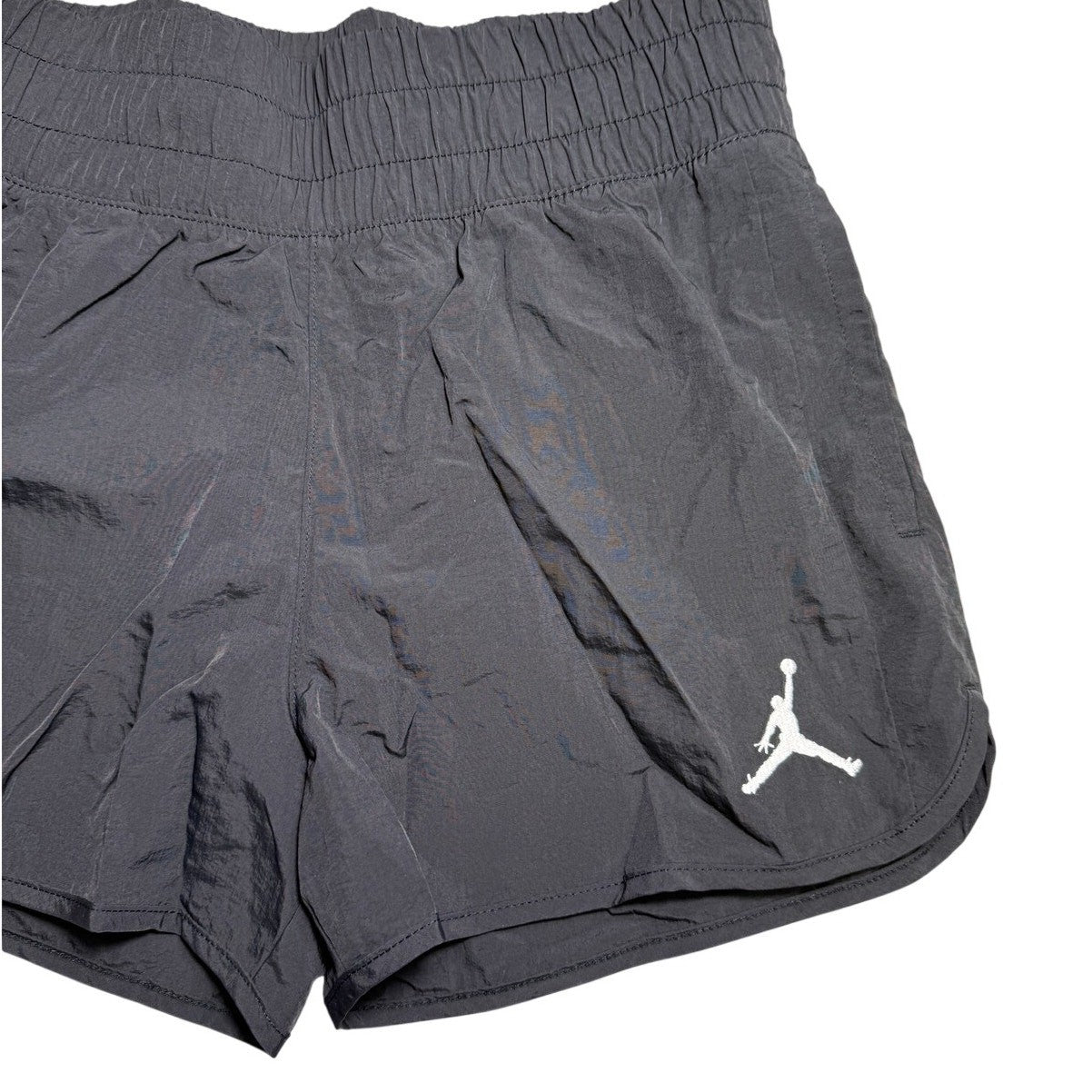 NWT Nike Jordan Youth Girls Large Black Shorts 5D170-XA3