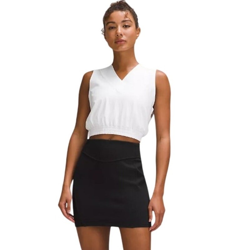 NWT Lululemon Scuba High-Rise Mini Skirt Black Women’s Medium