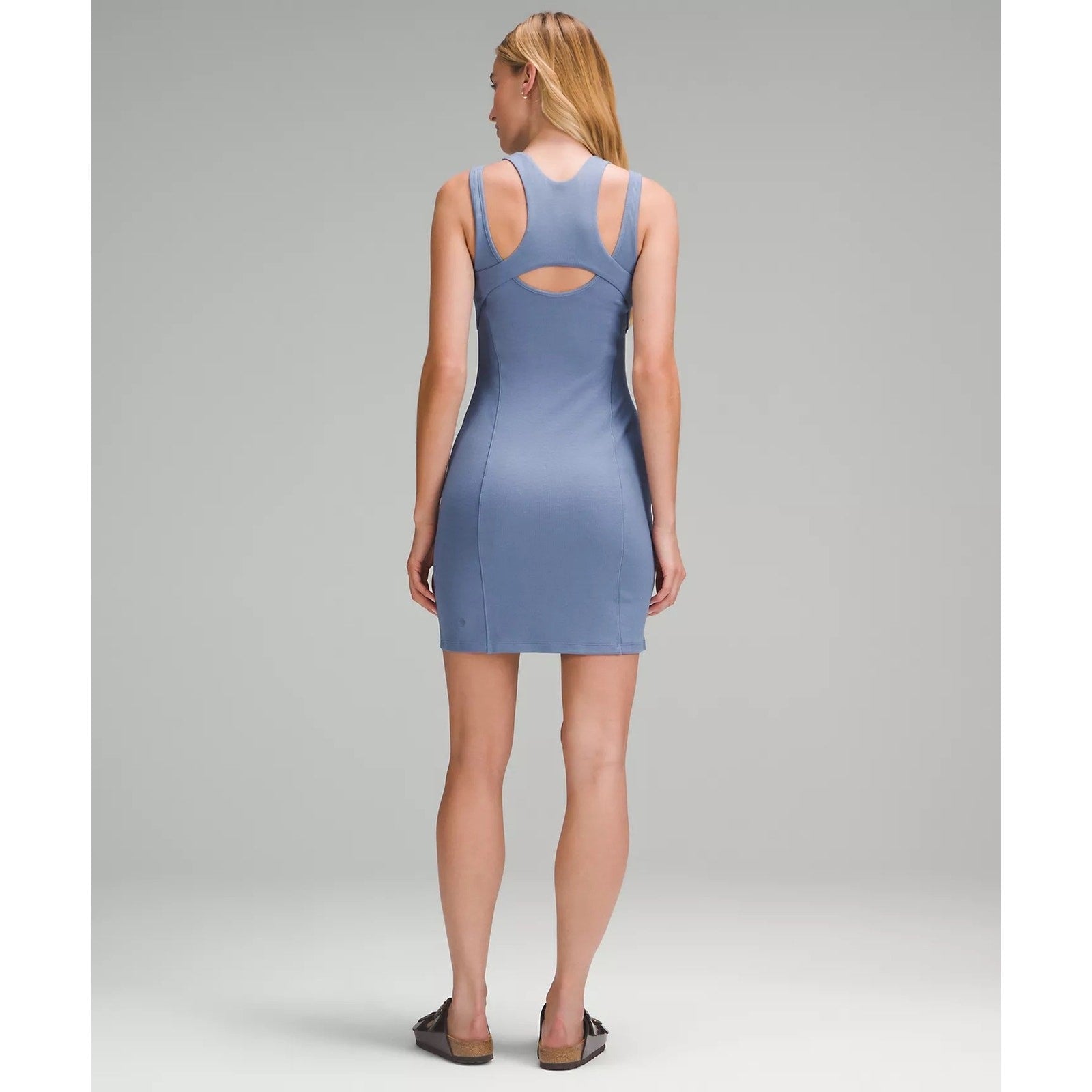 Lululemon Ribbed Cotton-Modal Cut-Out Dress – Women’s Size 4 – NWT