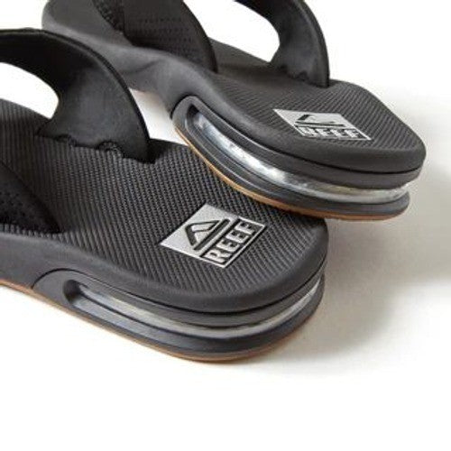 NWT Reef Fanning US Men's 10 Gunmetal/Ocean  "Bottle Opener"