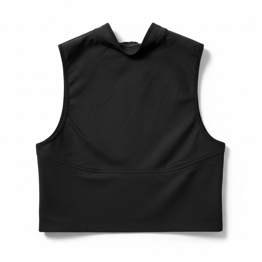 Bad Birdie Women’s Softshell Golf Vest Medium | Mild Crop Mock Neck NWT
