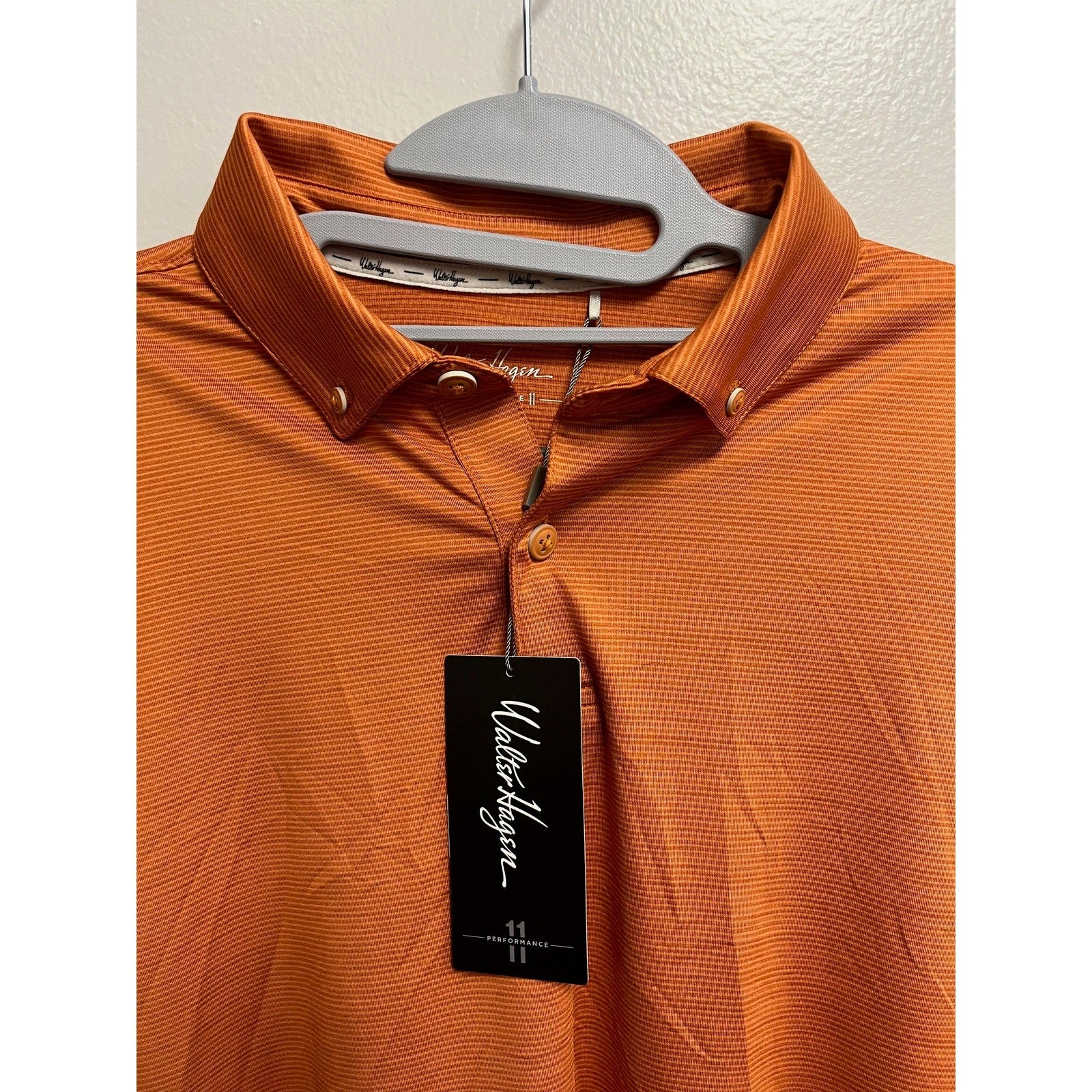 NWT Walter Hagen Golf Polo Men’s Performance 11 Champ Stripe - Small