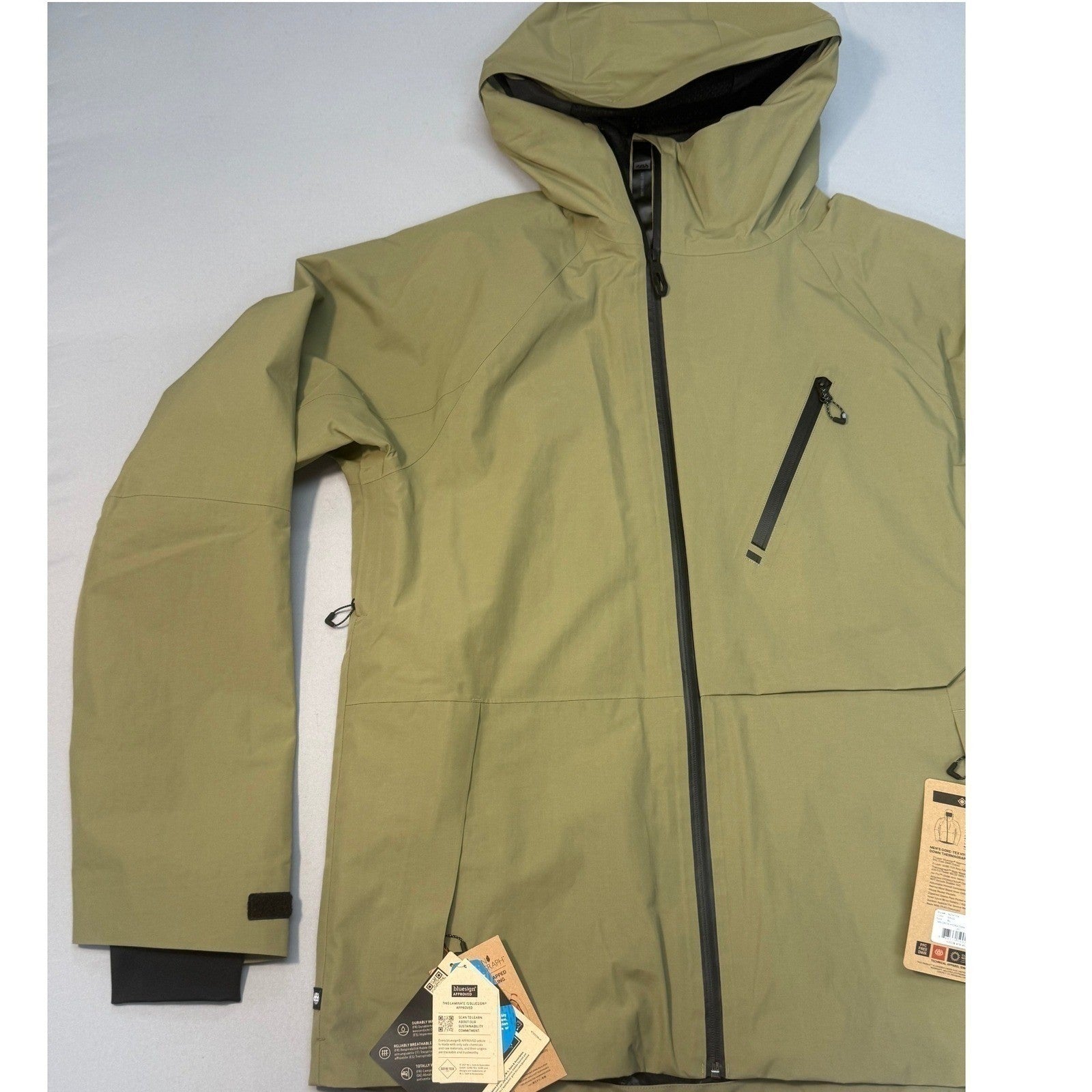 NWT 686 Men's Extra Extra Large Gore-Tex Hydra Down Thermagraph Jacket (Sage)