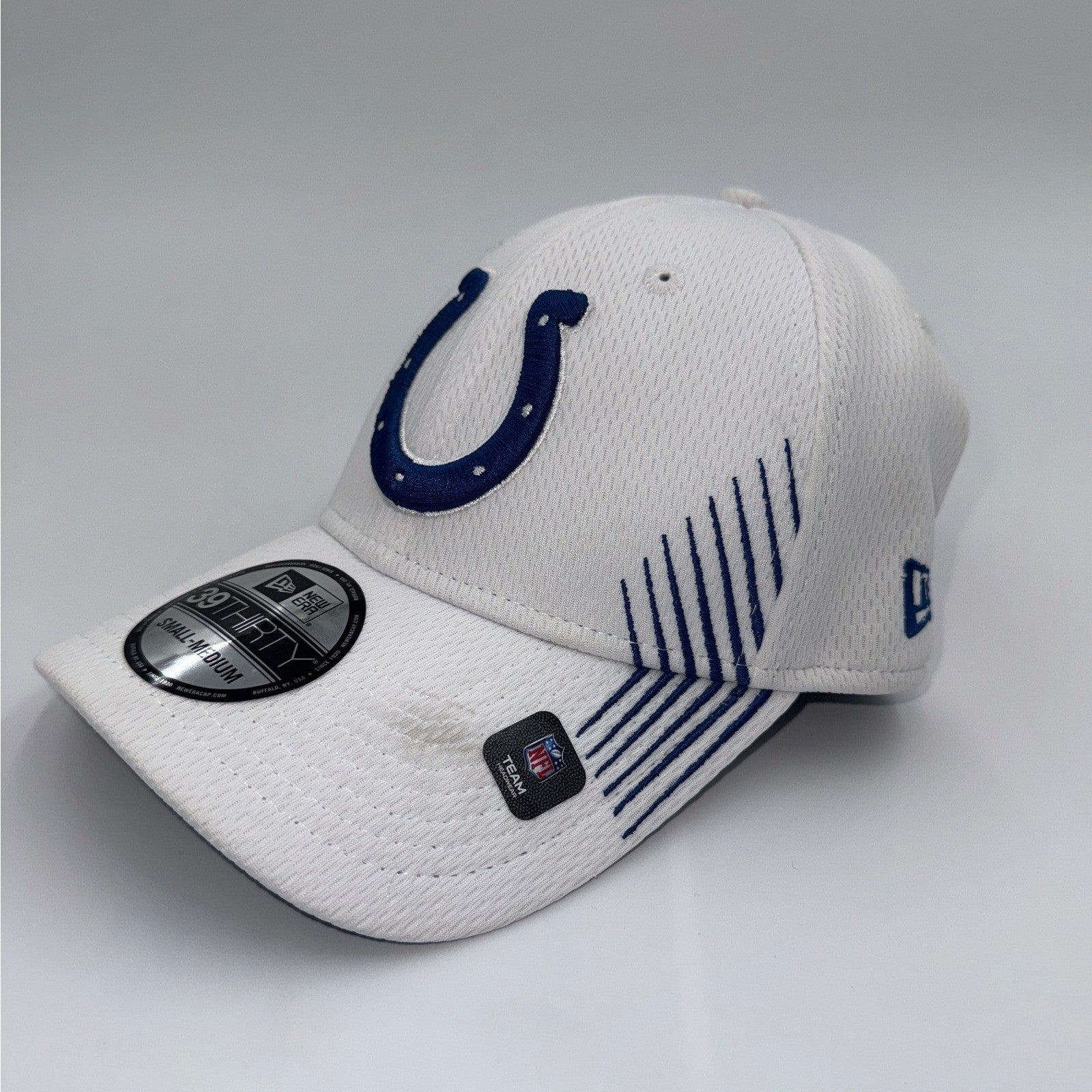 New Era 39THIRTY Indy Colts Embroidered NFL Hat S/M | Fitted | Side Callout