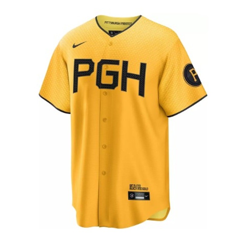 NWT Nike Men's Pittsburgh Pirates Ke'Bryan Hayes #13 Cool Base Jersey