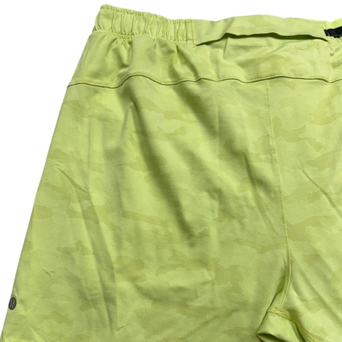 Lululemon T.H.E. Short XXL Neon Yellow Camo Men’s Training Short