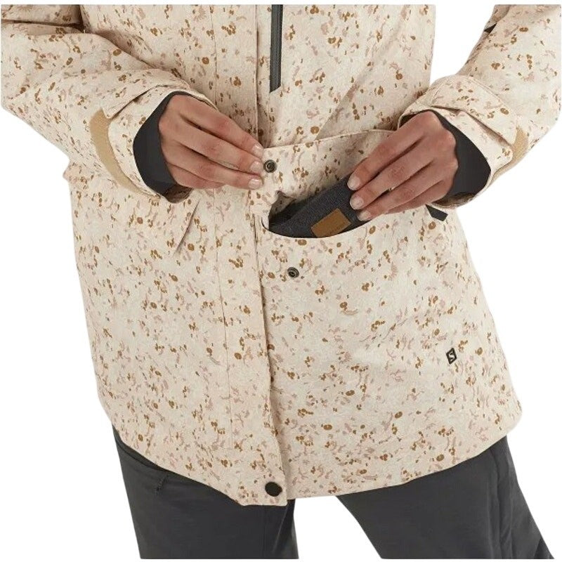 NWT Salomon Ski Jacket - Stance Cargo Jacket Whisper White Women's XS