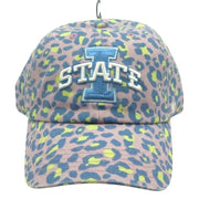 NWT '47 Brand Iowa State Cyclones Youth Hat Purple Leopard Print Adjustable
