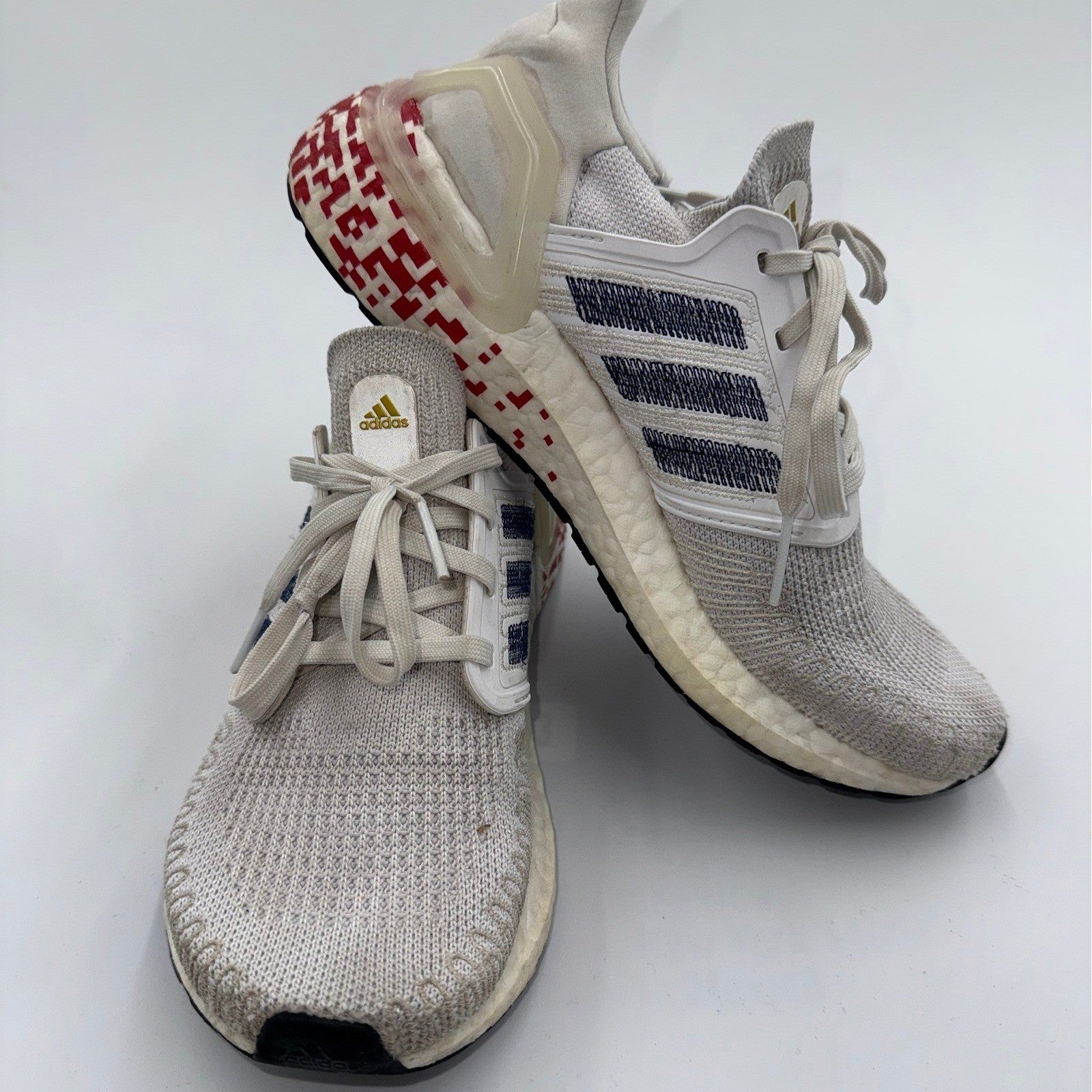 adidas Boost Women's 6.5 - Red/White/Black