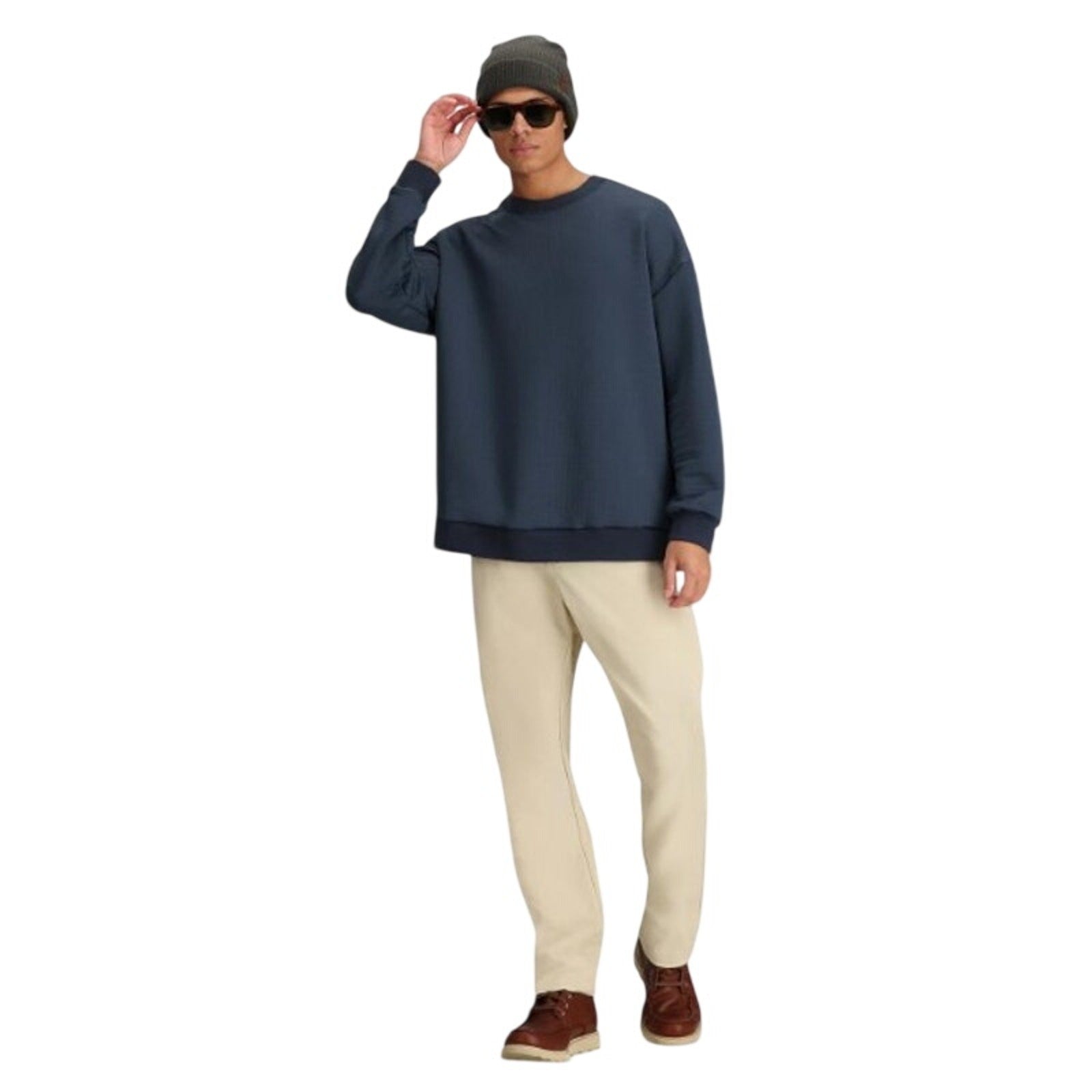 NWT Obermeyer Explorer Tech Crew Pullover - Men's 2XL | Blue Nights