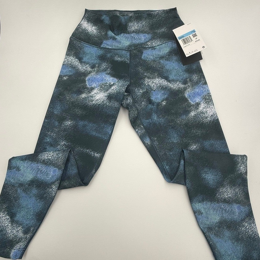 NWT Nike Women's Medium High-Waisted 7/8 Printed Leggings (Armory Navy/Black)