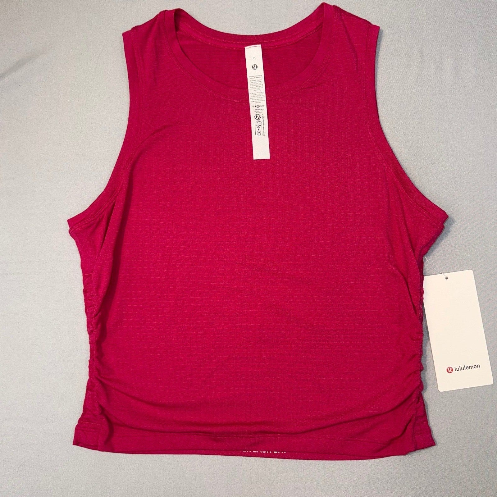 NWT Lululemon License to Train Tight-Fit Tank in PSNT Size 14