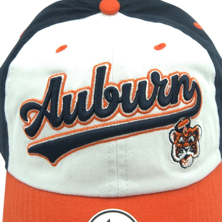 Auburn Tigers ‘47 Brand Clean Up Adjustable Hat Navy Orange NWT OSFM