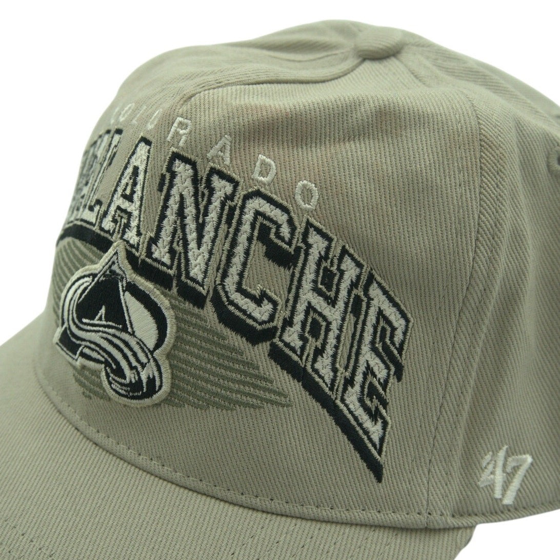 Colorado Avalanche ’47 Brand A-Frame Adjustable Hat – Khaki/Tan – NHL – NWOT