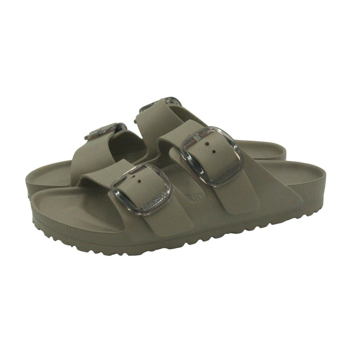 NWOT Birkenstock Arizona Big Buckle EVA Sandals Gray Taupe | Women’s 39
