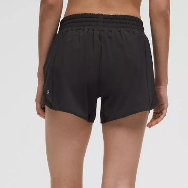 NWT Lululemon Hotty Hot High-Rise Lined Short 4” – Black – Women’s 4