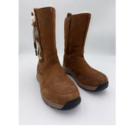 UGG Women's Waterproof Leather Winter Boots – Chestnut – Size 9.5W