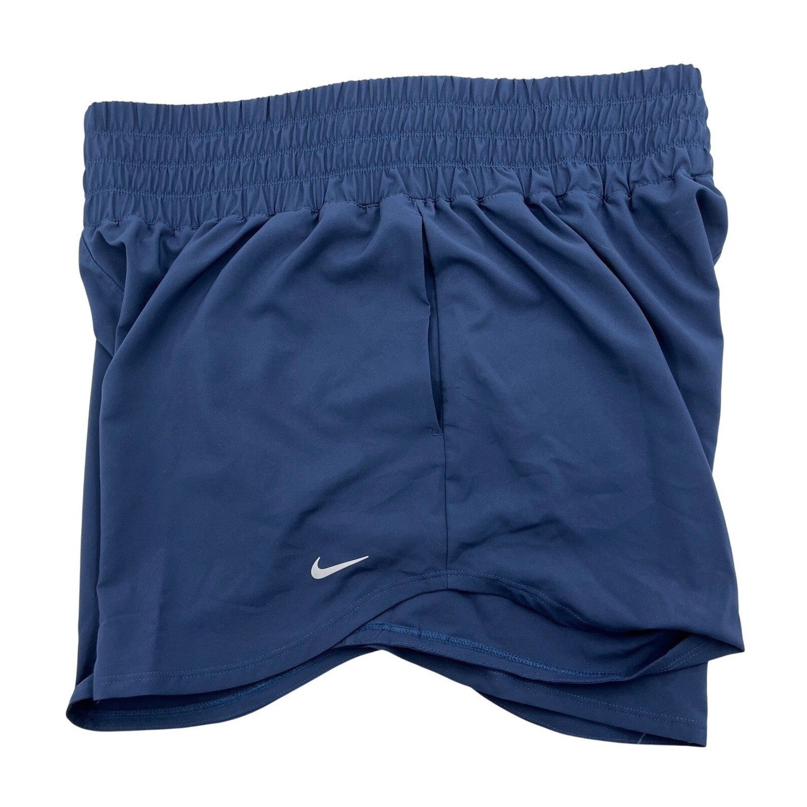 NWT Nike Women's Training Shorts in Navy – L | High-Waisted Dri-FIT | IM#722135