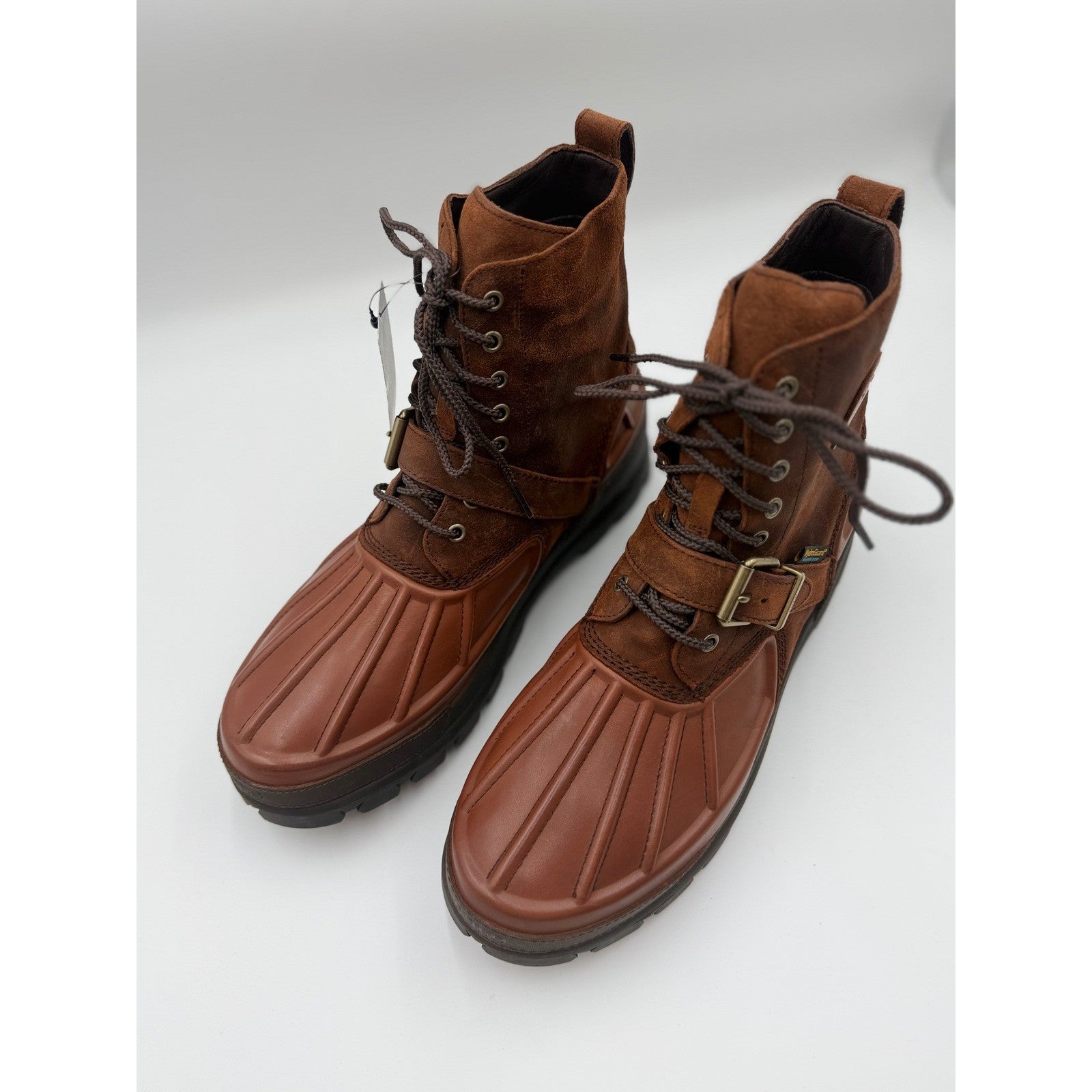 NWT POLO RALPH LAUREN Men's 14D Oslo High Waterproof Leather-Suede Boot