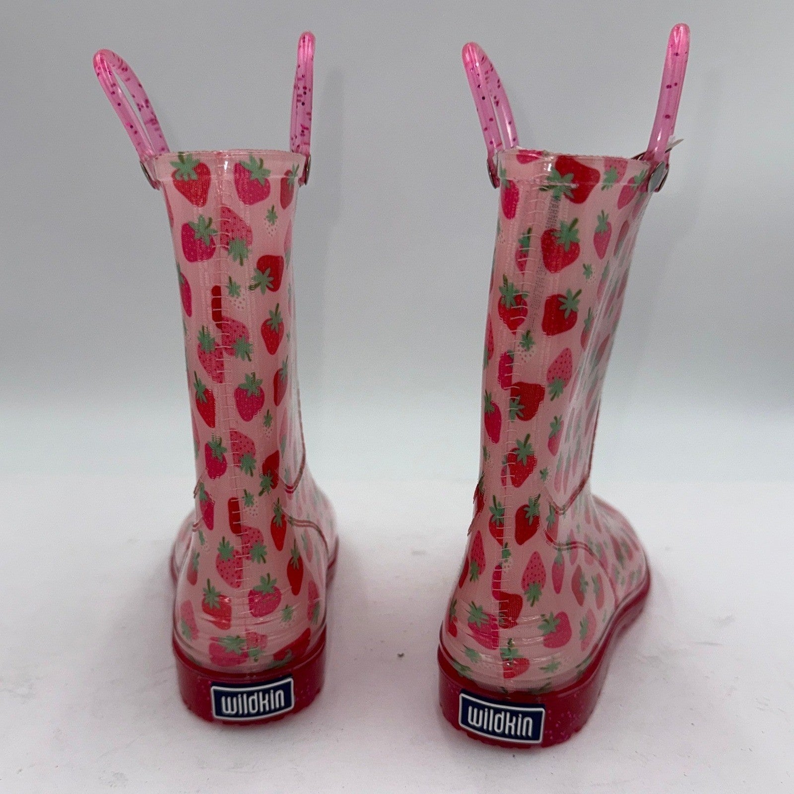 NWT Wildkin Rain Boots Youth Size 1  in Strawberry Patch