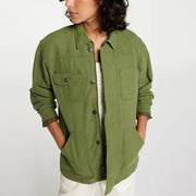 NWT Alpine Design Women's Extra Small Quilted Lined Chore Coat (Lush Olive)