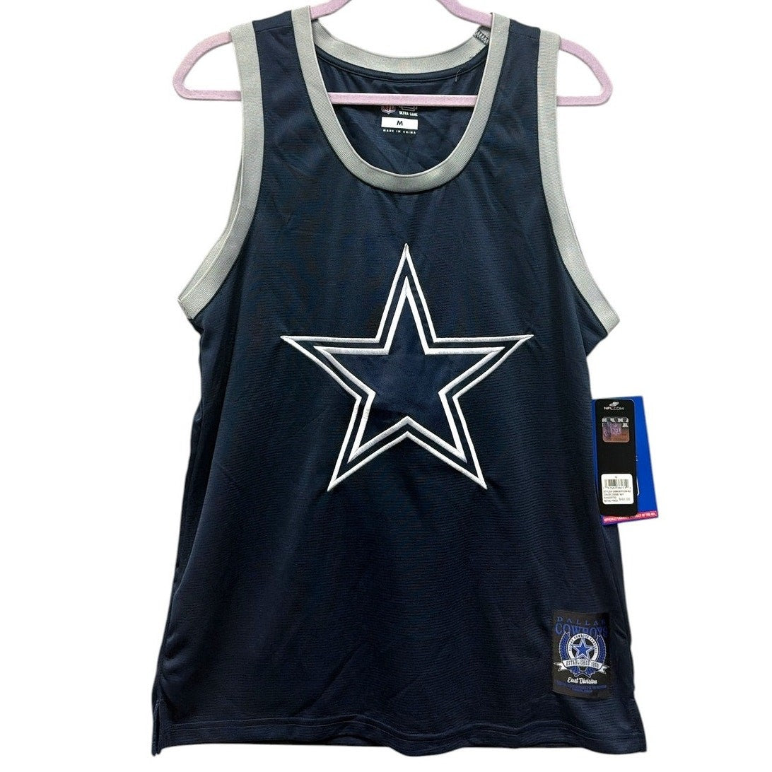 Dallas Cowboys NFL Mesh Tank Jersey – Men’s/MEDIUM