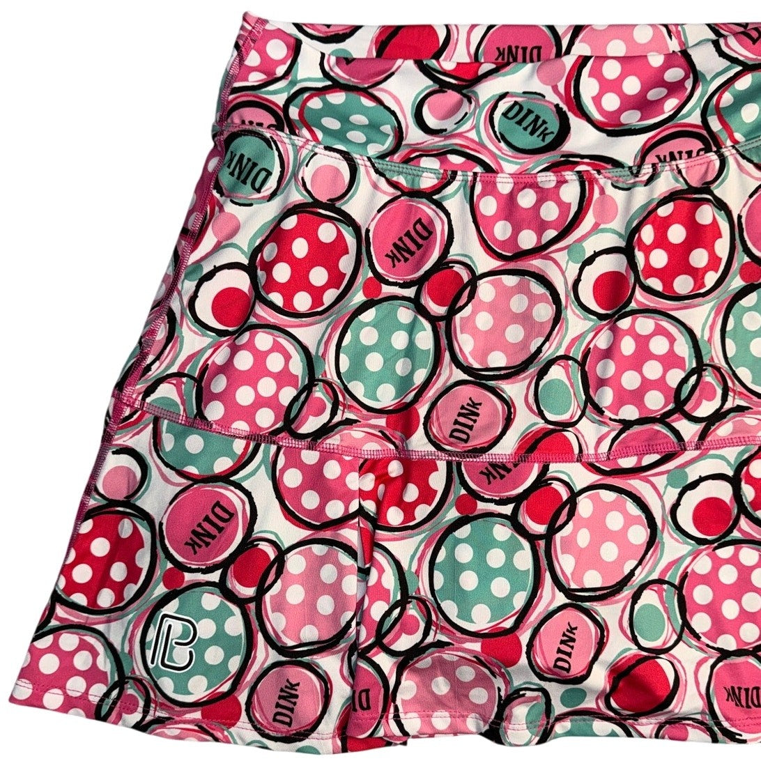 NWT Pickleball Bella Dink 2 A-Line Kick Pleat Skort Women’s Large