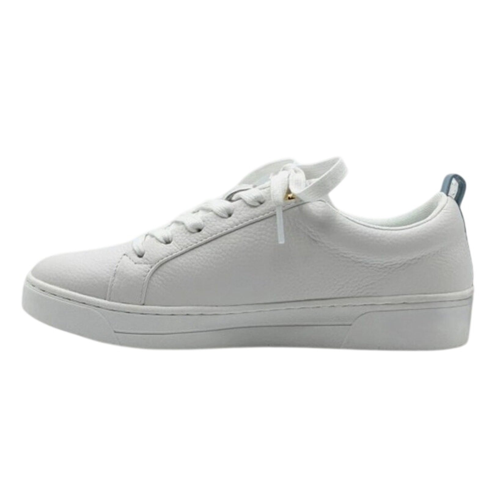 Ted Baker Bailey Icon Leather Sneakers – White & Blue – Women’s 7.5
