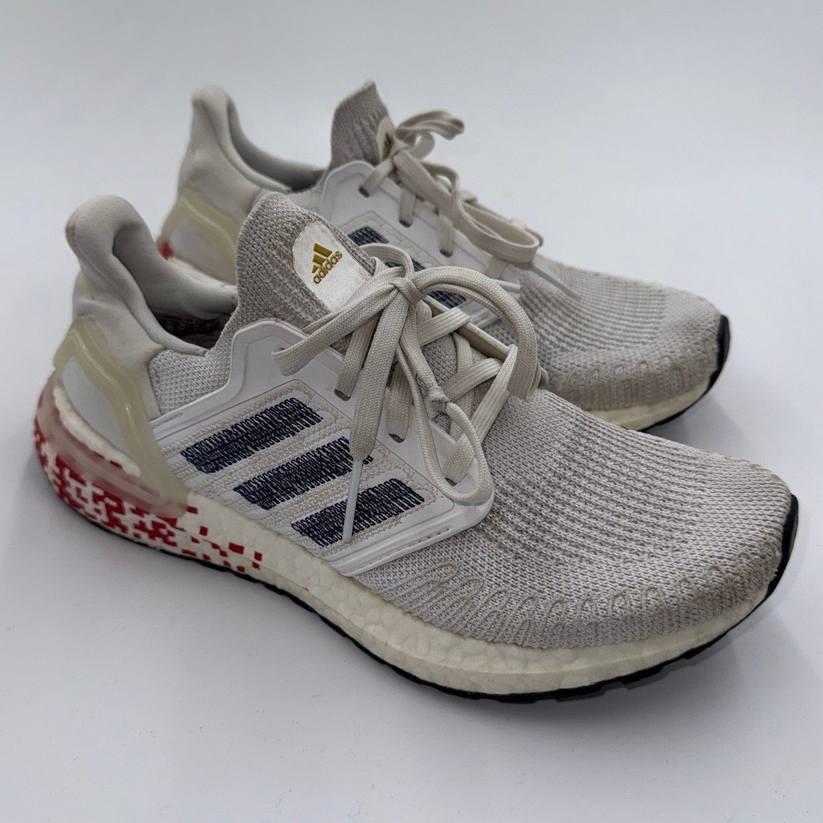 adidas Boost Women's 6.5 - Red/White/Black