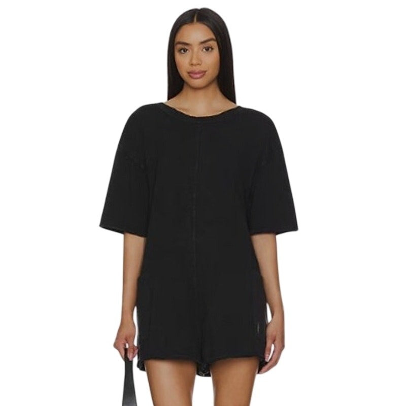 NWT FP Movement Hot Shot Tee Romper Black Women’s Medium One-Piece