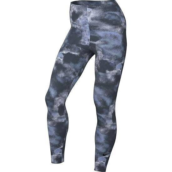 NWT Nike Women's Medium High-Waisted 7/8 Printed Leggings (Armory Navy/Black)