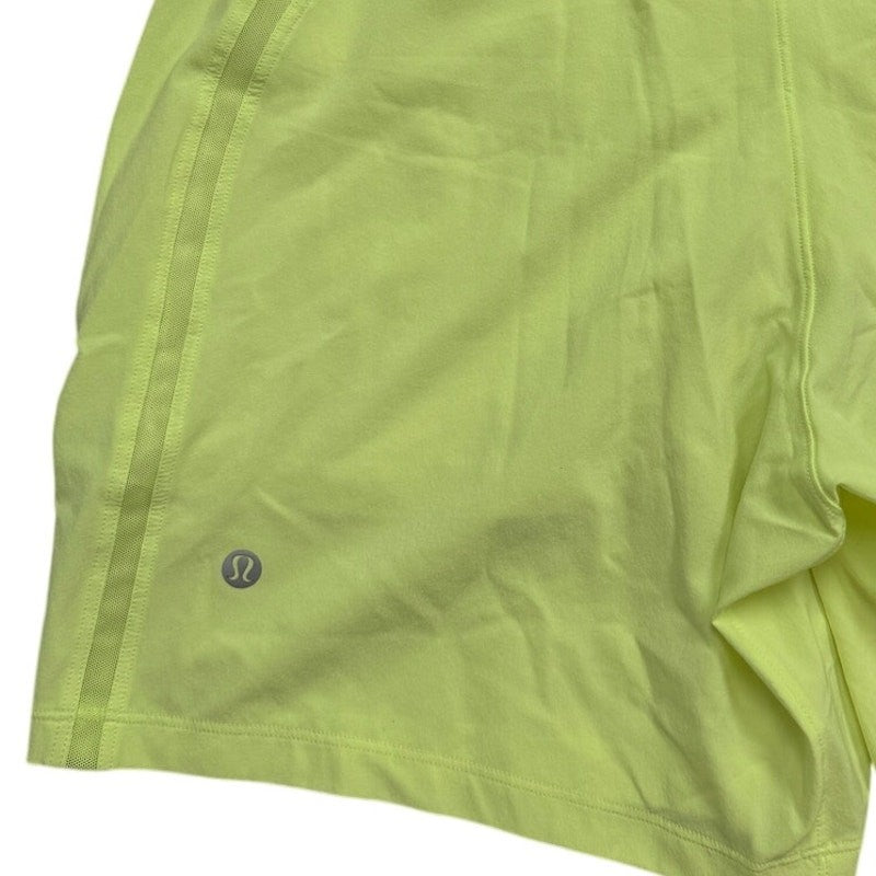 NWT Lululemon Men’s Medium Neon Green Athletic Shorts w/ Liner – Lightweight