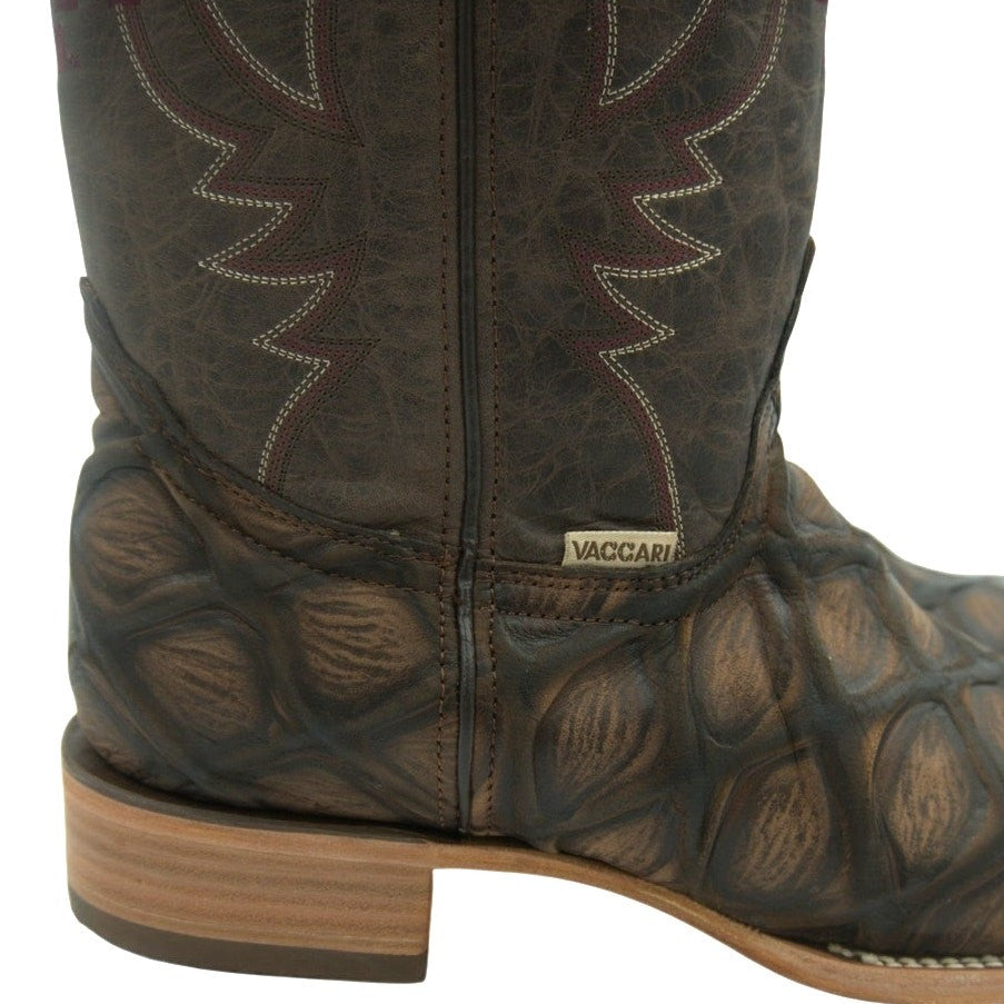 NWT Vaccari University “Texas A&M” Genuine Leather Cognac Boots Men's 12