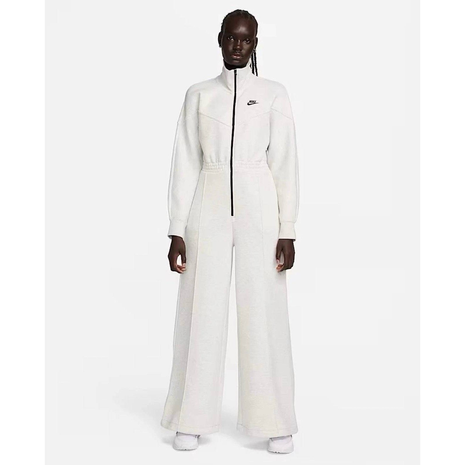 NWT Nike Tech Fleece Windrunner Jumpsuit Women's Extra Small Grey FB8798-013