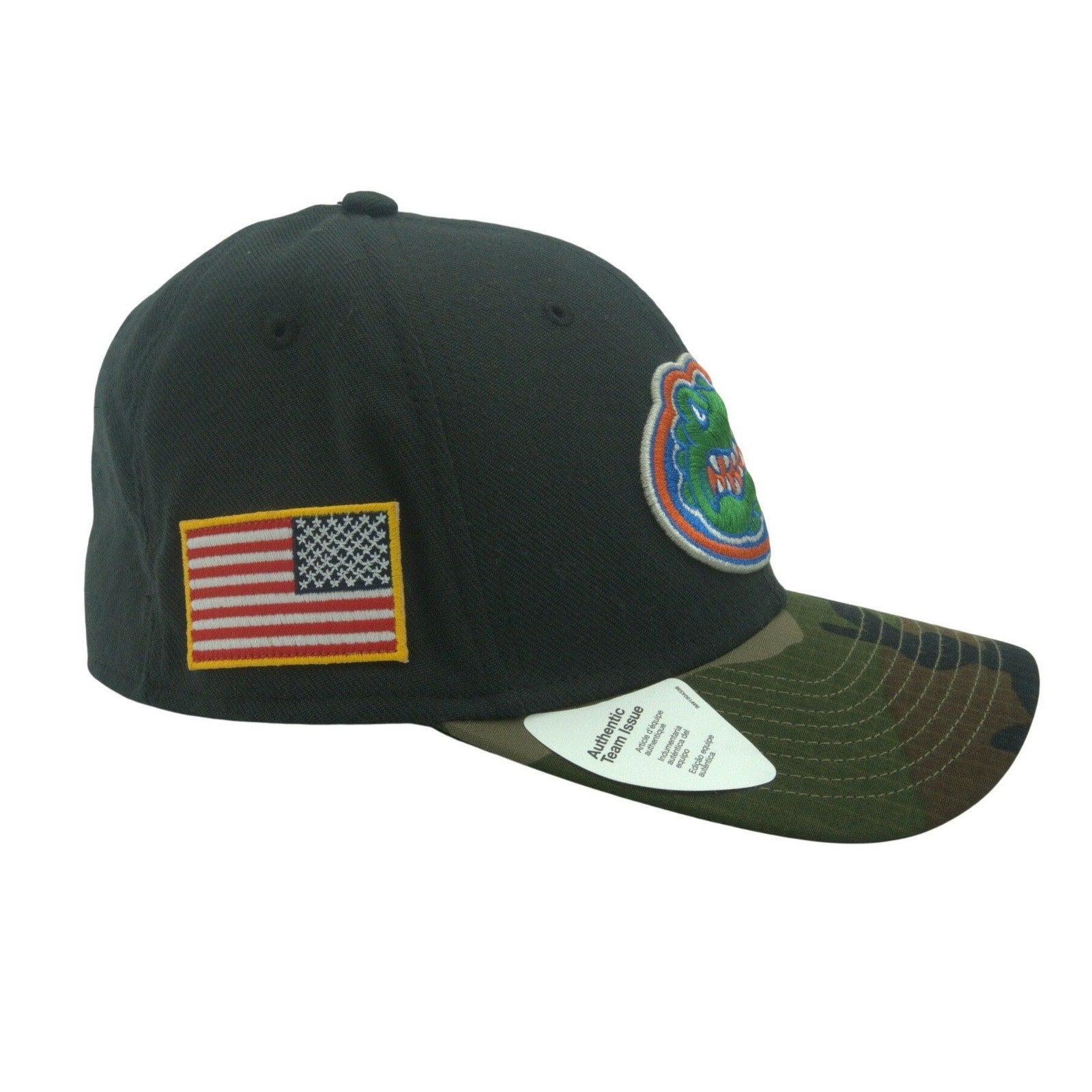 NWT Men's Florida Gator Authentic Team Issue Jordan Snapback Hat with Camo Bill