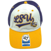 LSU Tigers Hat – ’47 Brand Clean Up Adjustable – Purple/Gold – NWT (Kids)