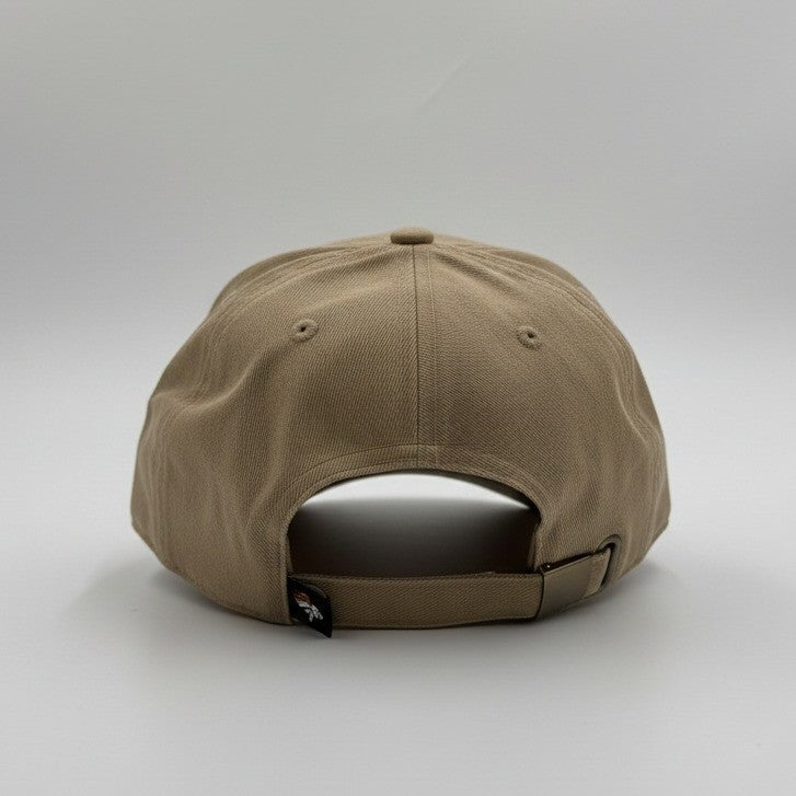 47 Brand Denver Broncos Clean Up Adjustable Hat | Tan / Khaki | Embroidered Logo