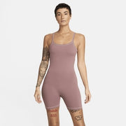 Nike One Dri-FIT Short Bodysuit Small in Smokey Mauve | $75 Retail