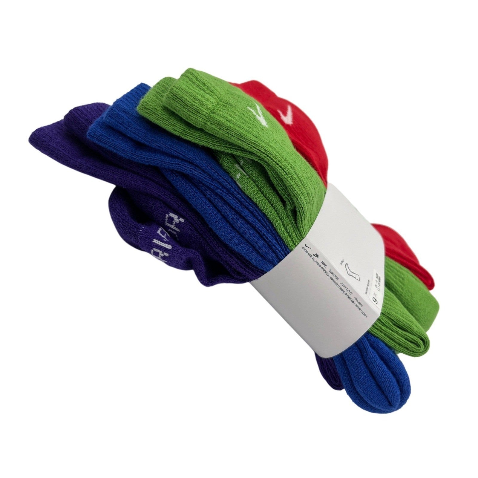 Nike Everyday Plus Cushioned Crew Training Socks – 6-Pack | Multicolor Unisex XL